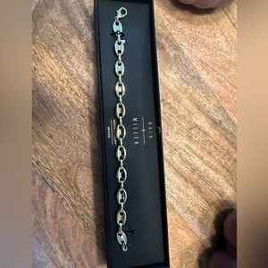 BAIN MILLER, MEN’S “BRASS” BRACELET GOLD COLOR,  8.5” INCHES